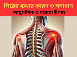 Read more about the article পিঠের ব্যথার কারণ ও সমাধান: আয়ুর্বেদিক ও ঘরোয়া উপায়